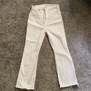 Abercrombie & Fitch high rise ankle flare